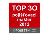 
			TOP 30 pojišťovacích makléřů za 2012 v Česku dle oPojištění.cz