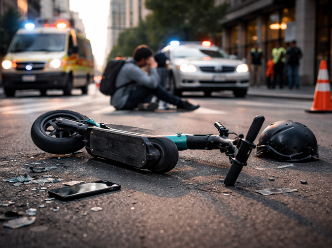 Elektrokoloběžky a statistiky nehod. Loni se podílely na 40 % úmrtí cyklistů