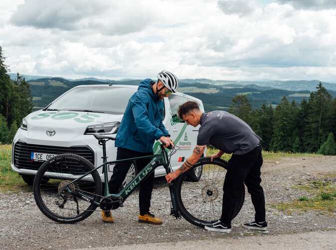 SOS odvoz na Lipně pomohl už 77 cyklistům v nesnázích 