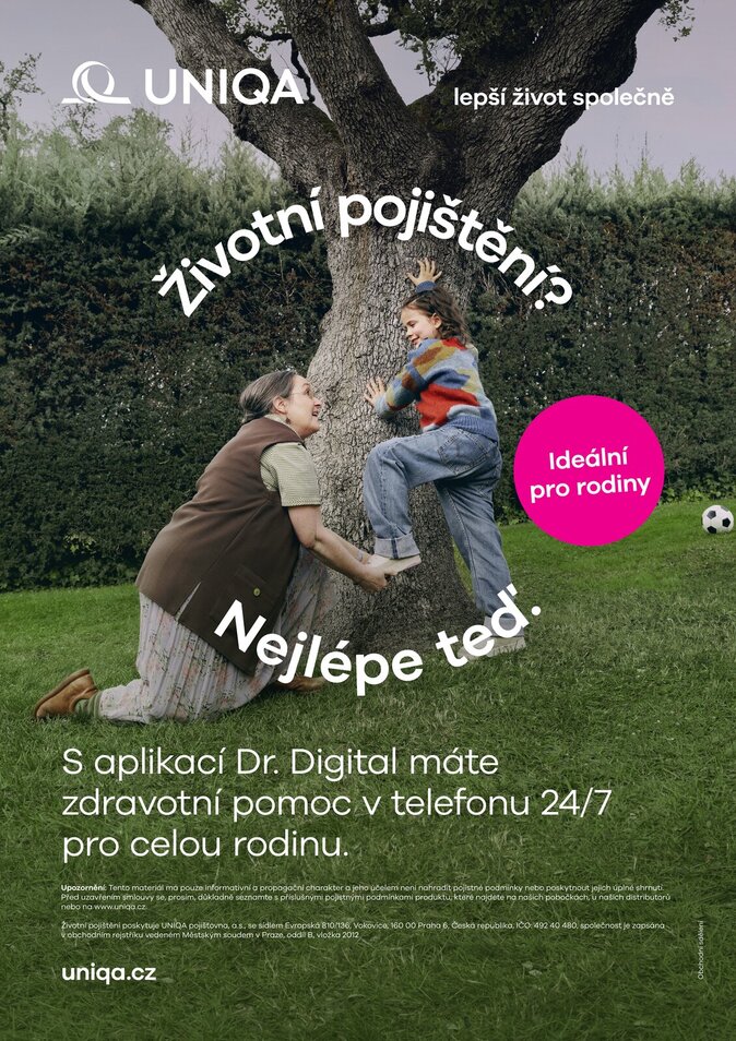 UNIQA spustila novou kampaň k životnímu pojištění 1