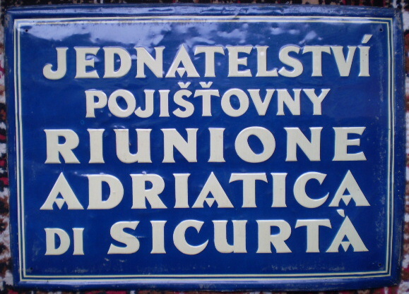Plechová historie - díl sedmý - Riunione Adriatica di Sicurtà