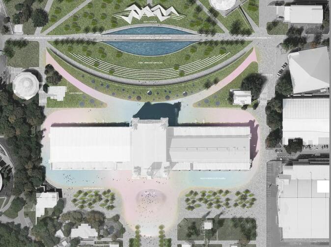 Dostavba Průmyslového paláce po požáru se (snad) blíží