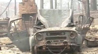 Rusové vyhráli boj s požárem muničního skladu