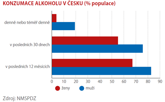 S konzumací alkoholu lze v Česku spojit 6 až 7 tisíc úmrtí ročně 1