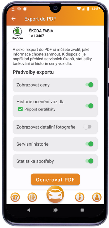 INSIA představuje novinku v apce AutoMobil Rozšířený export do PDF 1 INSIA představuje novinku v apce AutoMobil Rozšířený export do PDF 1