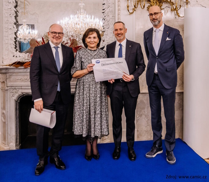 Italsko-česká komora oslavila 25 let své činnosti akcí, Jiřina Nepalová