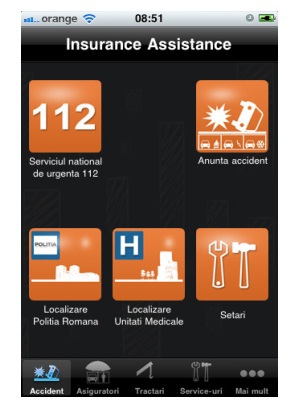 Rumunsko využívá Smartphone v případě pojistné události