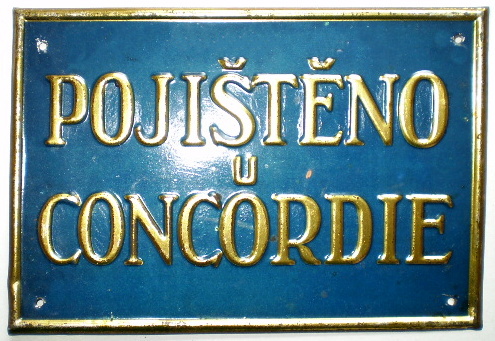 Plechová historie - díl jedenáctý - tentokrát o pojišťovně Concordia