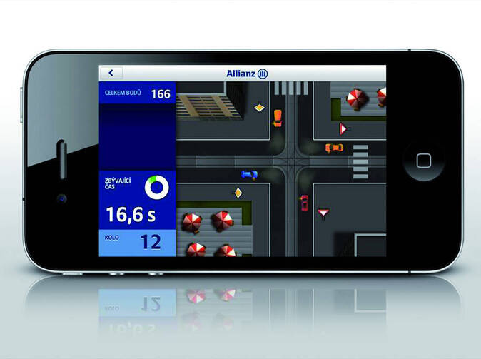 Nový trenažér Allianz mohou mít řidiči kdykoliv u sebe