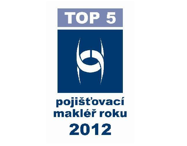 INSIA vyhlášena TOP5 pojišťovacím makléřem roku 2012