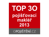 TOP 30 pojišťovacích makléřů za 2013 v Česku dle oPojištění.cz