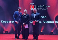 Kooperativa získala titul Mastercard pojišťovna roku   