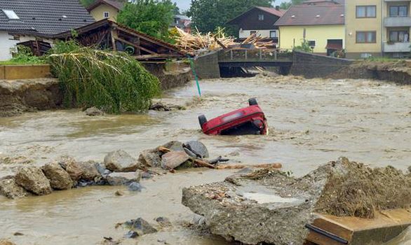 Povodně v Německu napáchaly škody za miliardu eur