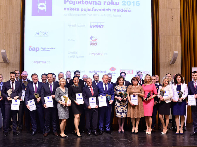 Kooperativa, ČPP a Euler Hermes jsou vítězi v anketě Pojišťovna roku 2016 