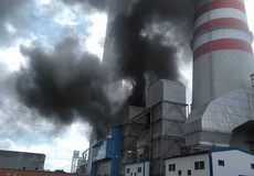 V elektrárně v Dětmarovicích zasahovali hasiči