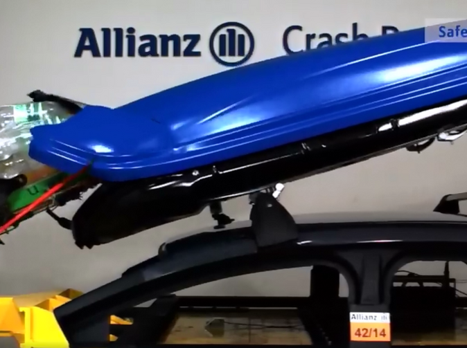 Allianz: Co odhalil crash test u střešního nosiče?
