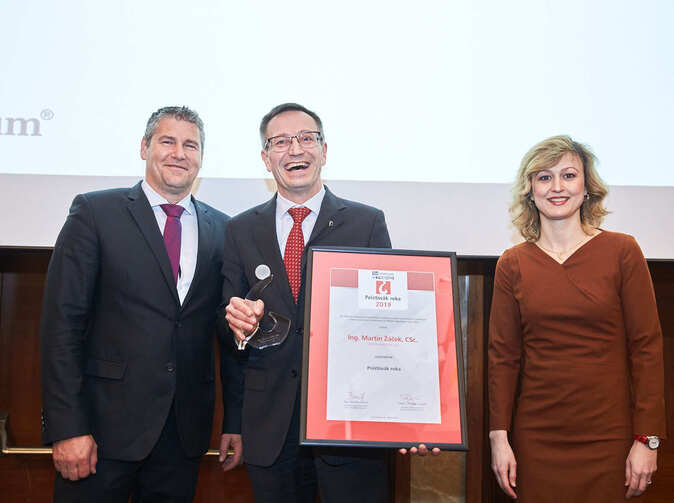 Martin Žáček Poisťovákom roka 2019 na Slovensku 