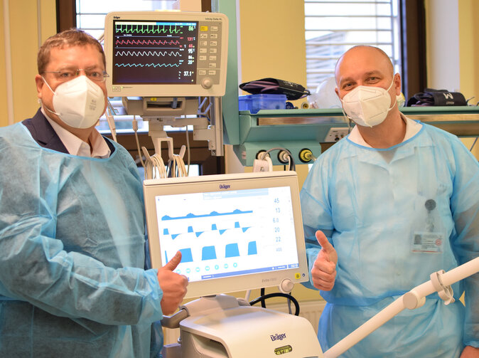 Ústřední vojenská nemocnice obdržela nové přístroje od Global Assistance