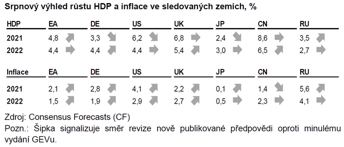 Globální ekonomický výhled Delta mutace úřaduje 1