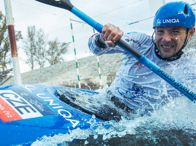 UNIQA participovala na filmovém dokumentu o vodním slalomáři Jiřím Prskavcovi