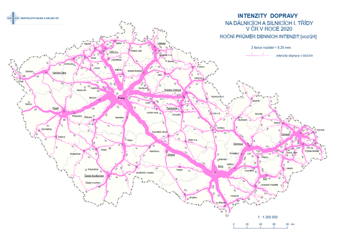 Ředitelství silnic a dálnic Doprava v Česku narostla o 10 procent 1