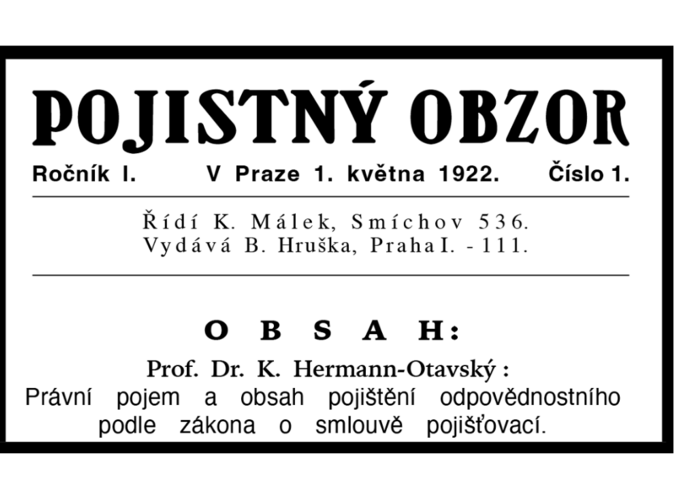 Pojistný obzor slaví 100 let!