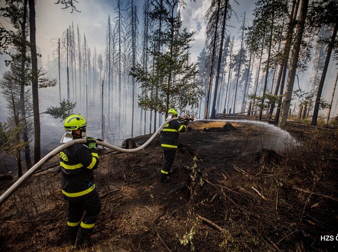 Požár v národním parku České Švýcarsko byl zlikvidován