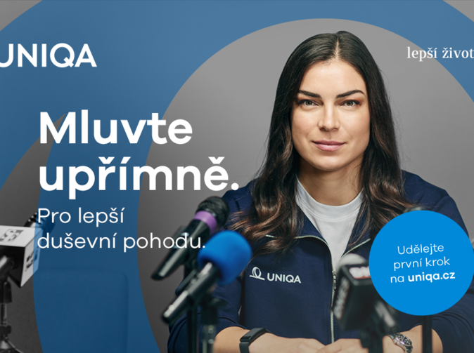 Reklamní kampaň UNIQA: Základem pro řešení psychických poruch je mluvit upřímně