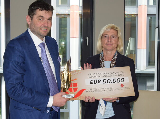 Nadace Kooperativy získala cenu Güntera Geyera 