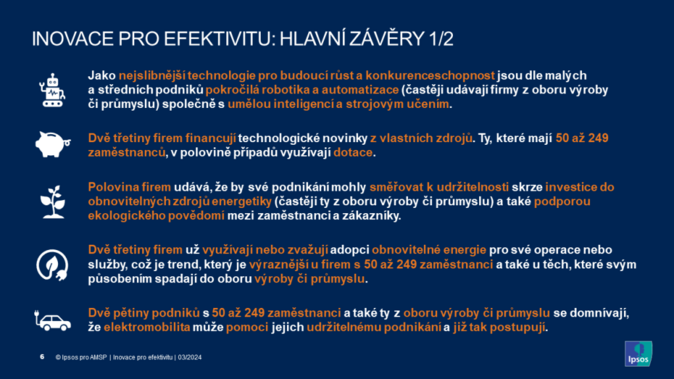 Nejslibnější technologie pro budoucí růst je robotika, automatizace a AI 2