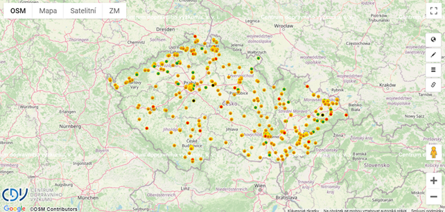 Obrázek 2 Dopravní nehody v ČR s účastí elektrokoloběžek v roce 2023 