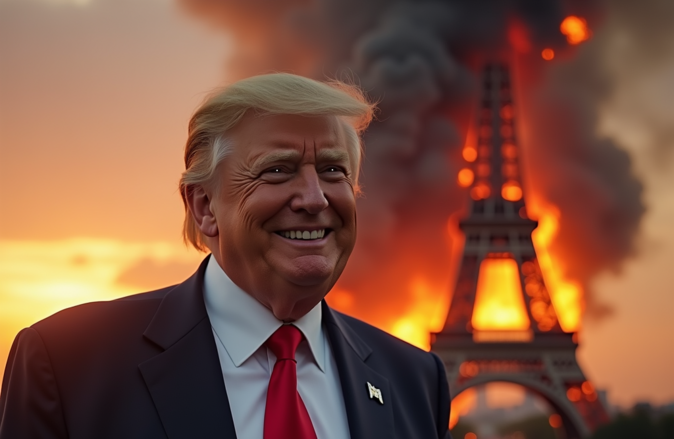 Donald Trump, 2025, Paříž
