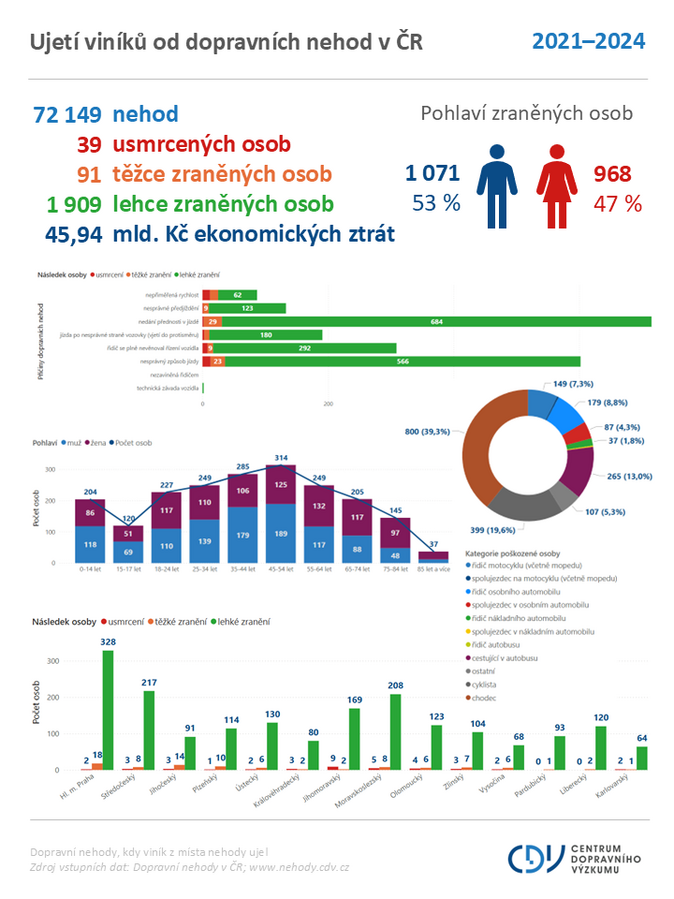Proč řidiči ujíždějí od nehod Strach, alkohol, nebo šok 1