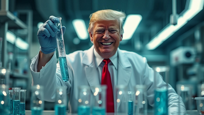 Donald Trump, laborator