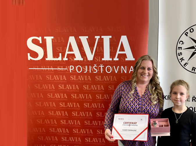 Slavia a Policie ČR ocenily ženu, která na Vysočině našla ztraceného seniora