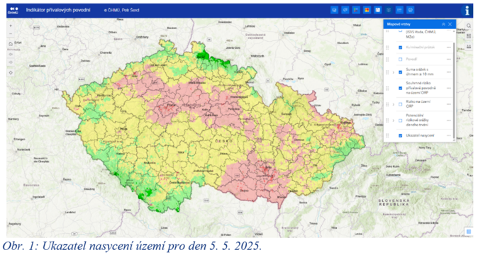 Spuštění aplikace Indikátor přívalových povodní pro novou sezónu 1