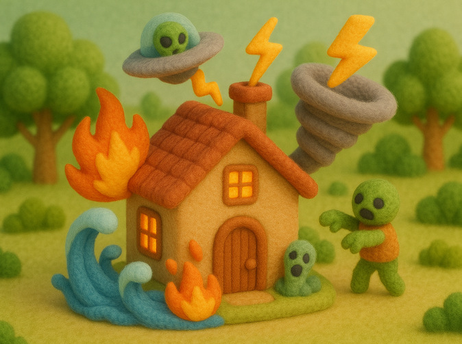 Proč chtít pojistku bytu či domu, která chrání i před ufony nebo zombíky?